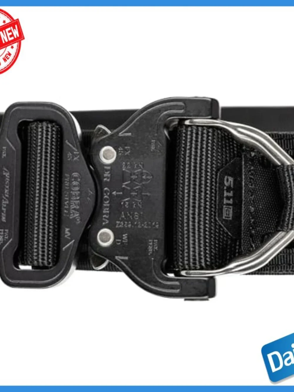 Tactical Duty Belt with Quick-Release Buckle and MOLLE Panels